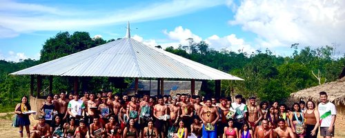 Programa Ação Saberes Indígenas, do IFRR, realiza oficina na Comunidade Sikamabiu - Foto de Nenzinho Soares - 33jpeg