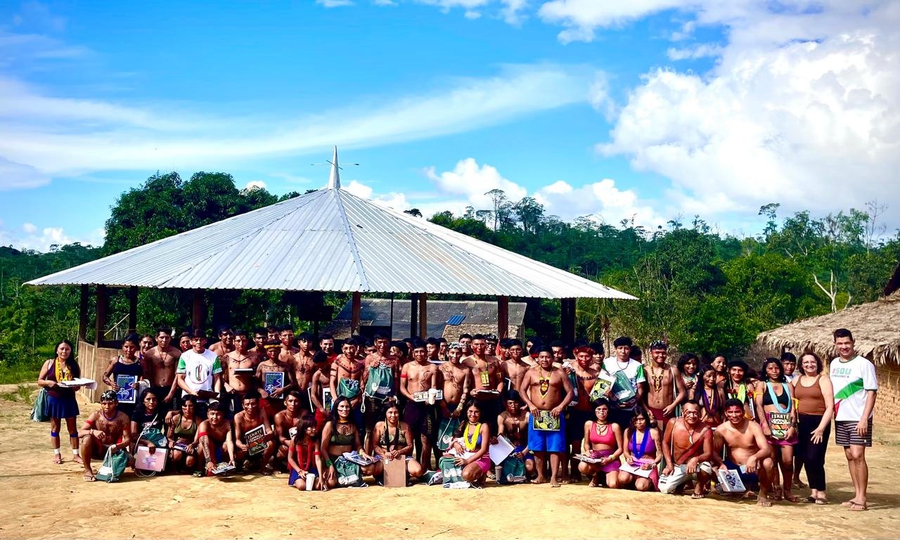 Programa Ação Saberes Indígenas, do IFRR, realiza oficina na Comunidade Sikamabiu - Foto de Nenzinho Soares - 33jpeg