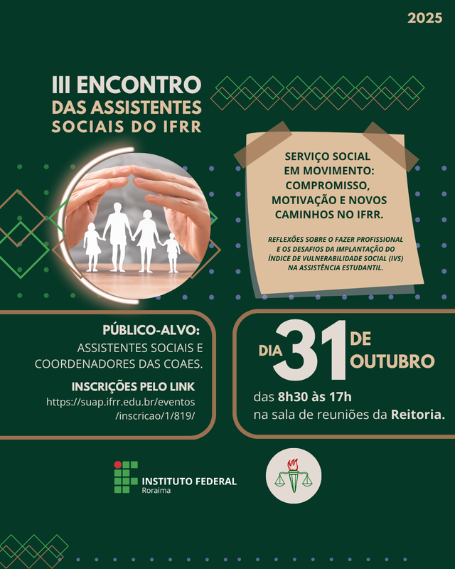 O objetivo é fortalecer a atuação das profissionais no desenvolvimento da Política de Assistência Estudantil, a partir de um espaço de diálogo, troca de experiências e construção coletiva