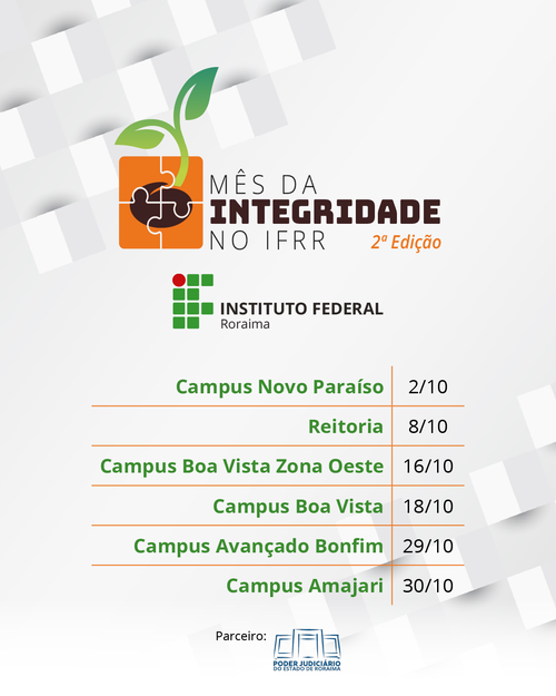 Mês da Integridade 2ª edição_cronograma