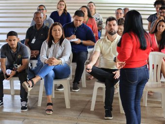 Servidores e servidoras da unidade administrativa do IFRR puderam se manifestar com dúvidas e sugestões