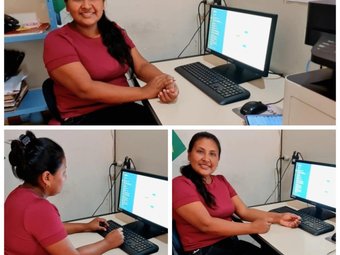 Elem Lima conseguiu aprovação em concurso público para vaga de assistente administrativo – Foto Arquivo Pessoal