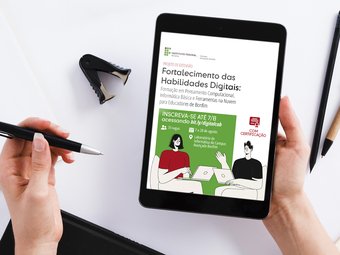 A capacitação terá início no dia 7 de agosto e será dividida em quatro encontros