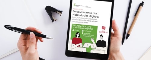 A capacitação terá início no dia 7 de agosto e será dividida em quatro encontros