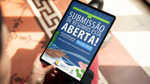 A submissão de resumos vai até dia 19 de setembro