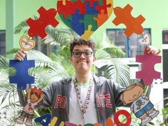 Miguel Tauã Rebouças Dornelles, do curso Técnico em Eletrônica Integrado ao Ensino Médio Integral
