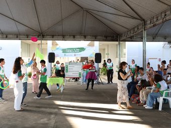 Apresentação artística durante Forint 2024 (Foto: Nenzinho Soares)