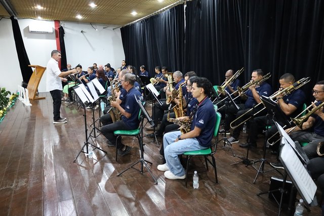 Apresentação do IBVM abrilhantou a abertura do evento (Foto: Erick Constantino )