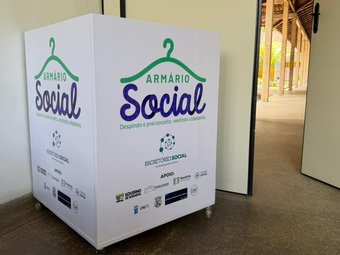 Ponto de arrecadação na Reitoria do IFRR (foto: Gildo Júnior)