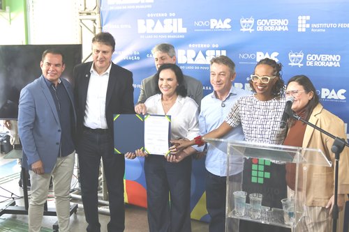 Solenidade de assinatura ordem de serviço do Campus Rorainópolis - Ft Ramon Queiroz (8)