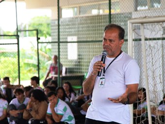 Coordenador do Neabi/CBVZO, professor Marcos Antoni - 25.3.2026 - foto de Nenzinho Soares