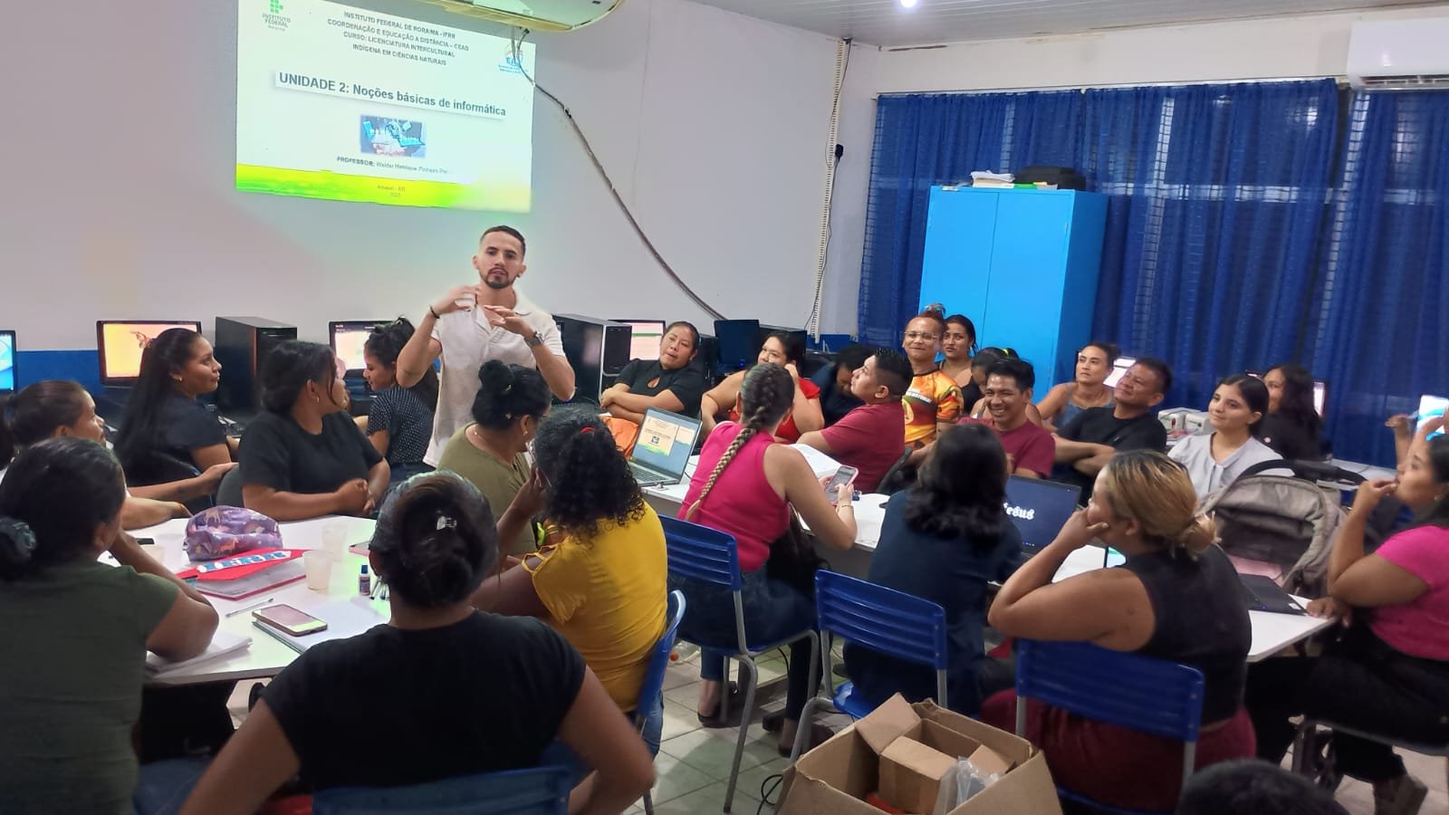 Aula da Licenciatura Intercultura Indígena do CAM - Ft Divulgação (1)