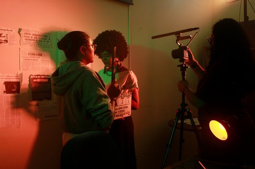 Bastidores da produção do curta-metragem1