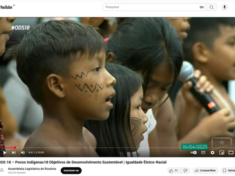 A transmissão do evento ocorreu no canal da ALE-RR no YouTube