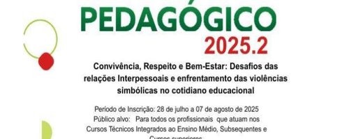 Encontro pedagógico 2025.2