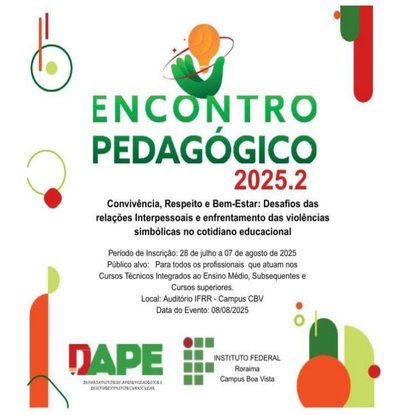 Encontro pedagógico 2025.2