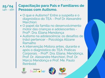 Card capacitação para Pais