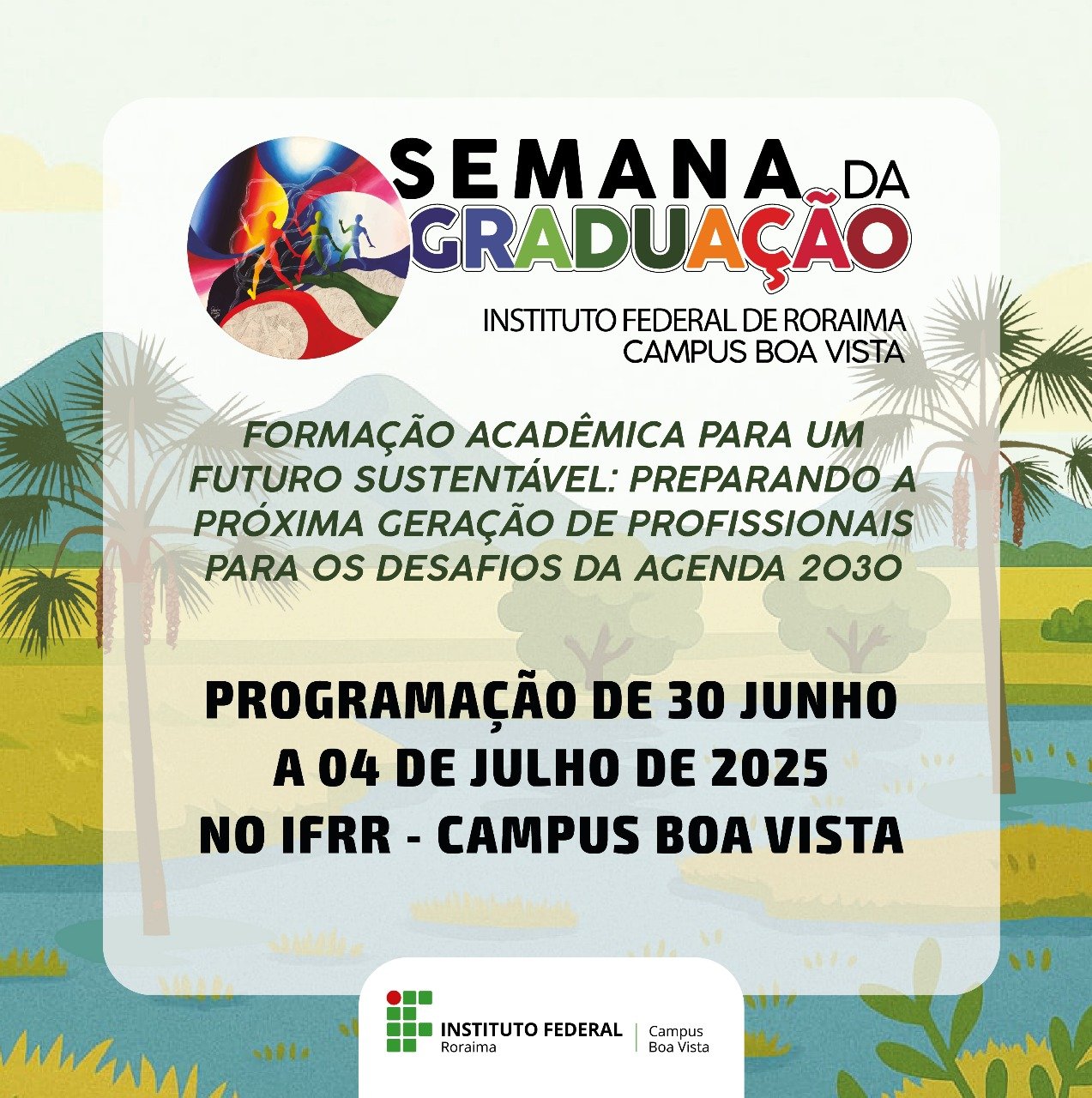 Programação completa Semana de Graduação CBV