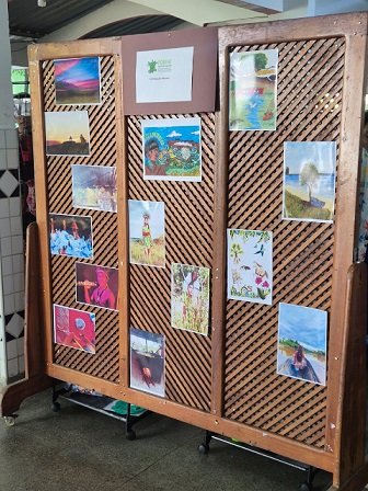 Exposição de pinturas do Proarc (Foto: Sofia Lampert)