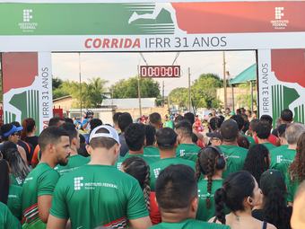 A Corrida IFRR 33 Anos será realizada no dia 13 de setembro -_Fts Ascom