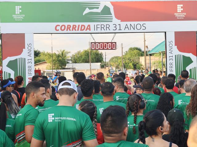 A Corrida IFRR 33 Anos será realizada no dia 13 de setembro -_Fts Ascom