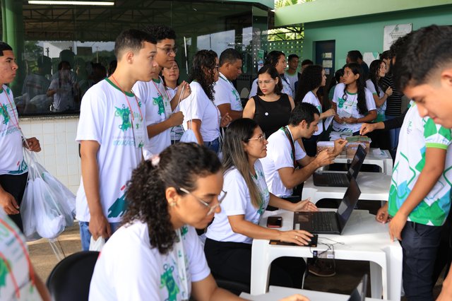 Credenciamento em evento do CNP em 2023 (Foto: Ascom)