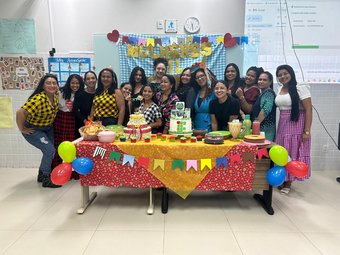 Turma do curso Cuidador Infantil do CBVZO - Divulgação