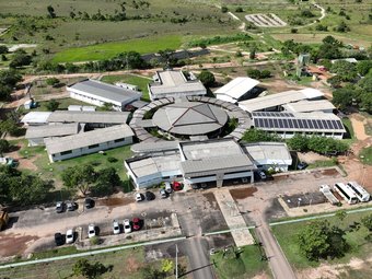 Formação alia ensino médio e formação técnica em regime integral - Foto aérea do CAM - ASCOM IFRR
