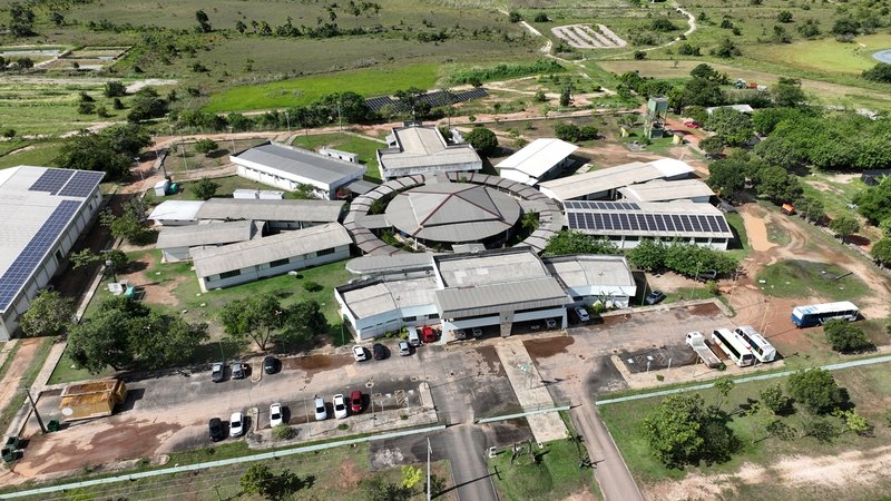 Formação alia ensino médio e formação técnica em regime integral - Foto aérea do CAM - ASCOM IFRR