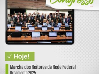 Essa é a terceira edição consecutiva da mobilização, denominada Marcha dos Reitores por Mais Orçamento na Rede Federal EPCT
