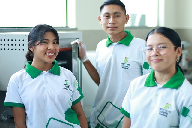 Estudantes do Campus Amajari