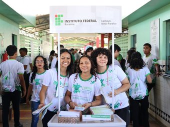Estudantes do CNP, registro no Forint, em 2023 (Foto: Ascom/IFRR)