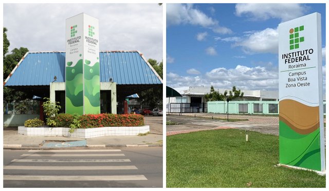 Fachadas do CBV e CBVZO - Ft Ascom-IFRR