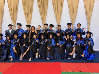 Formandos do curso técnico em Aquicultura (CNP-IFRR)