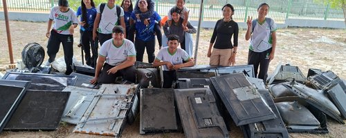 Equipe “EletroRRecicladores” - campeã da gincana do CAB - Divulgação
