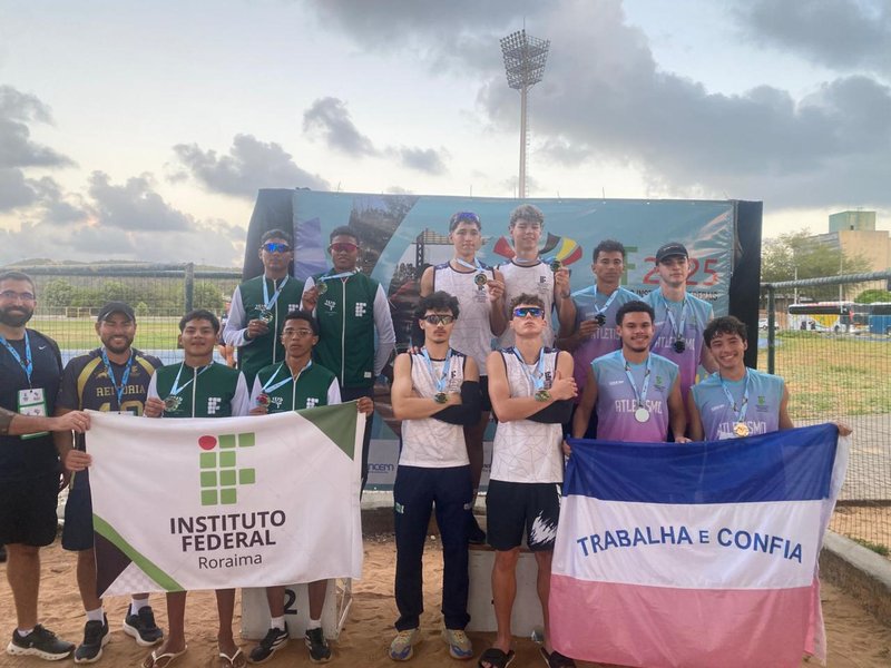 O IFRR conquistou Prata no Revezamento 4x100 metros