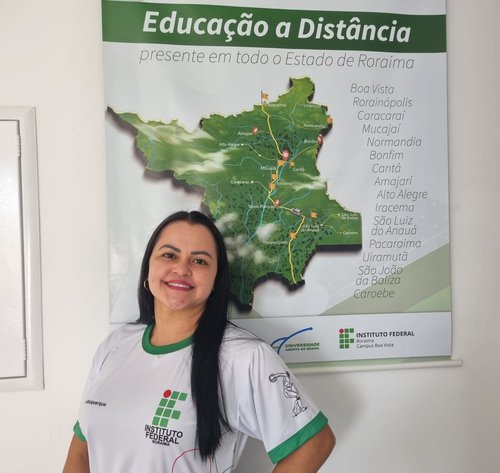 A líder da turma de Pacaraima, Joice Melo.