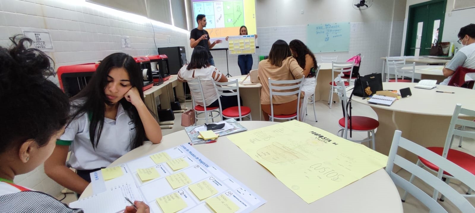 Laboratorio IF Maker do CBVZO em 2022 (Foto prof. Wilson Alves)