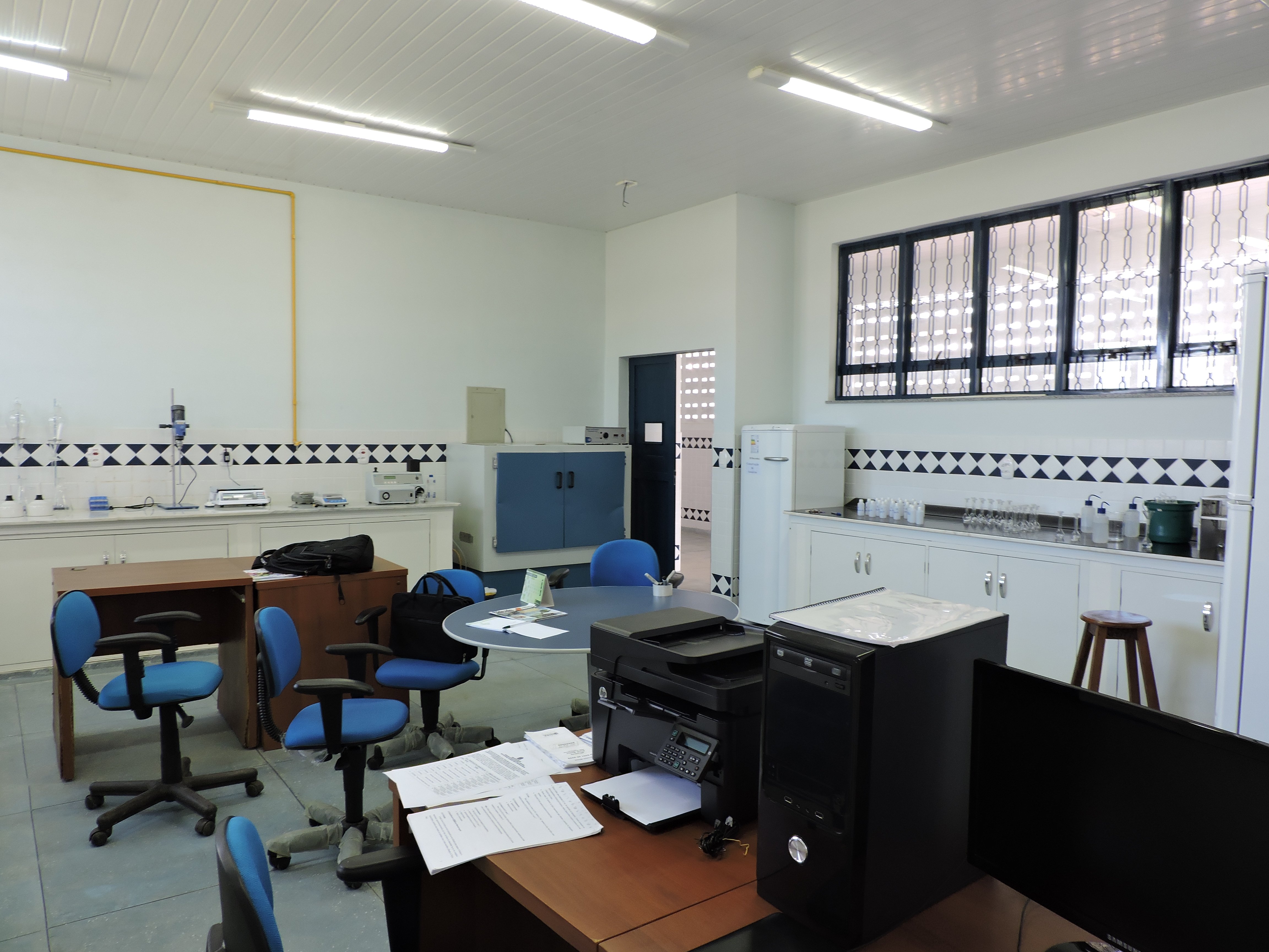 Laboratório de solos do CNP - Ft Divulgação