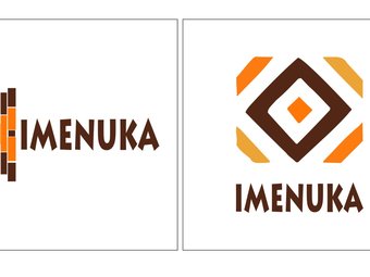 Opções de logotipos da Imenuka