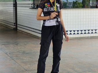 Luana Sábio - Participante da Olimpíada de Matemática Mandacaru - Ft Divulgação