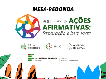 Os convidados vão abordar diferentes perspectivas sobre políticas de inclusão, com destaque para a lei de cotas e para as ações voltadas a populações negras e indígenas - Card criado por Jayne Thomé