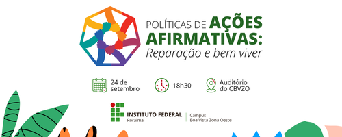 Os convidados vão abordar diferentes perspectivas sobre políticas de inclusão, com destaque para a lei de cotas e para as ações voltadas a populações negras e indígenas - Card criado por Jayne Thomé