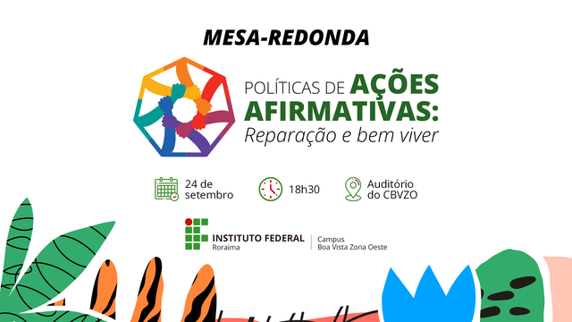 Os convidados vão abordar diferentes perspectivas sobre políticas de inclusão, com destaque para a lei de cotas e para as ações voltadas a populações negras e indígenas - Card criado por Jayne Thomé