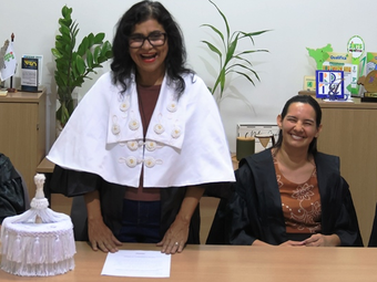 Mesa de autoridades - outorga de grau - Gabinete da Reitoria do IFRR - 24.9.2026 - foto Nenzinho Soares