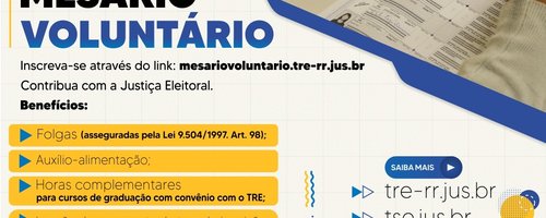 Mesário Voluntário