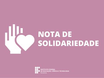 Nota de solidariedade