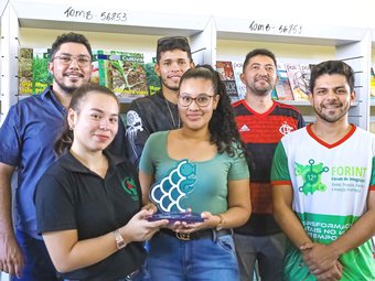 Parte da equipe do projeto premiado - Ft Márcio Patrício - CNP