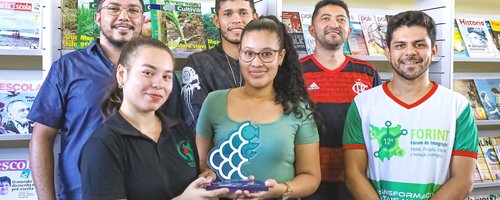 Parte da equipe do projeto premiado - Ft Márcio Patrício - CNP