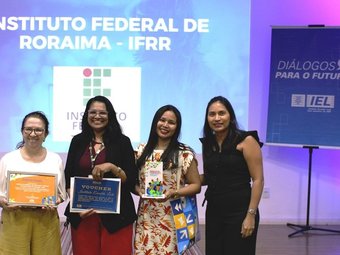 Gestoras institucionais durante o Prêmio IEL de estágio